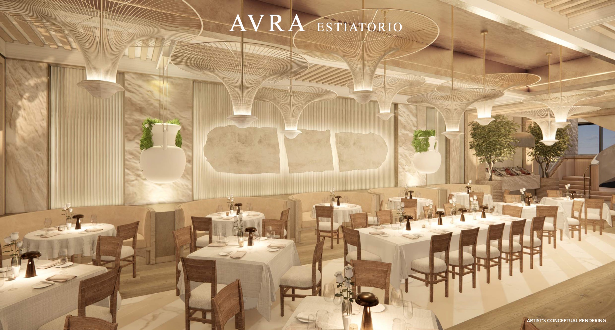 Avra Estiatorio main dining room