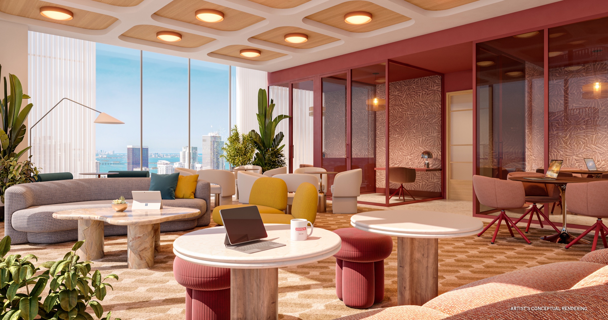 Co-working lounge