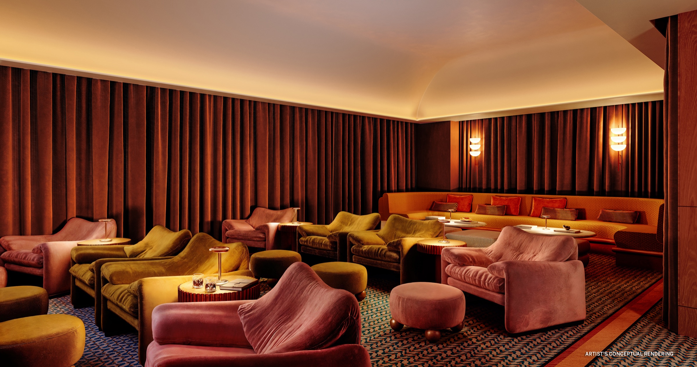 Screening lounge